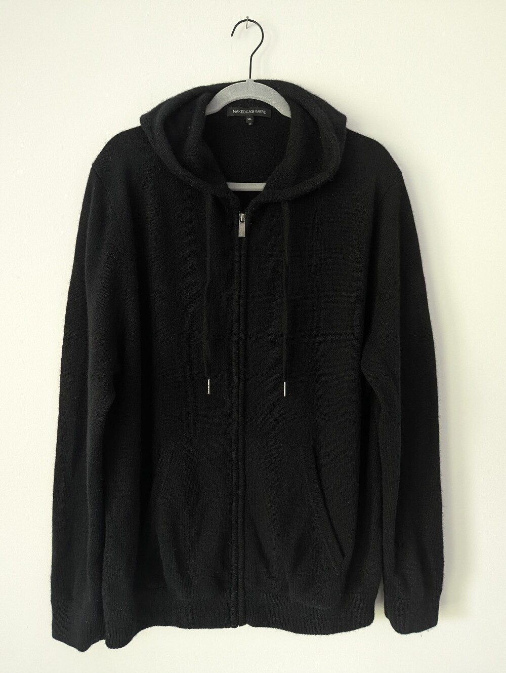 Naked Cashmere 100% Cashmere Full Zip Hoodie Sweater Sweatshirt